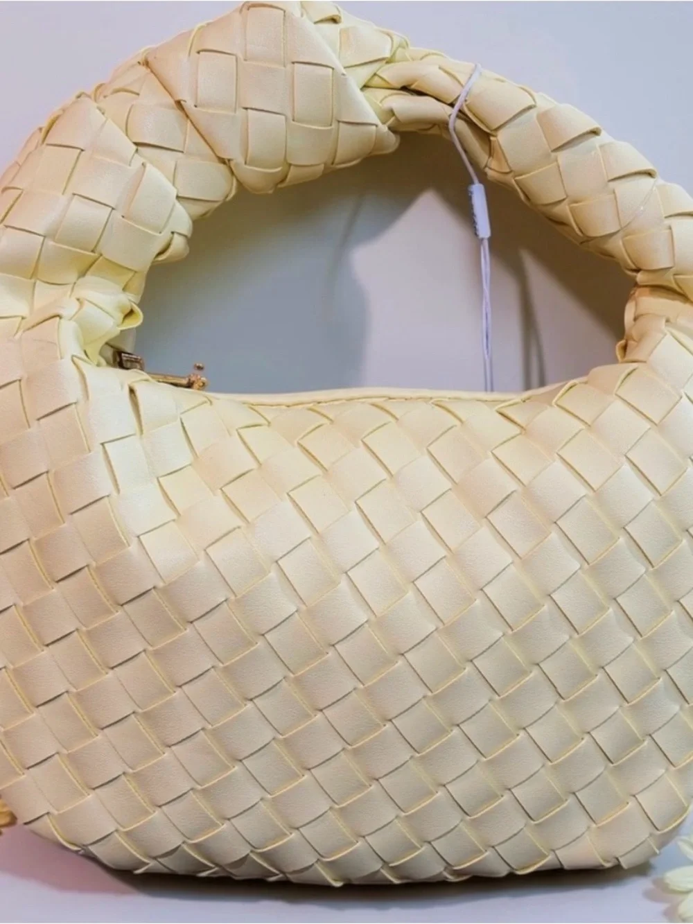 Urban Expressions Knotted butter cream Hobo Bag
